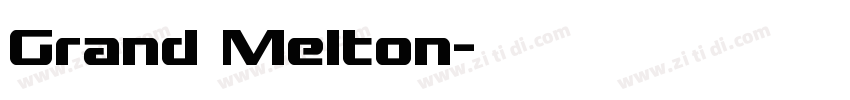 Grand Melton字体转换